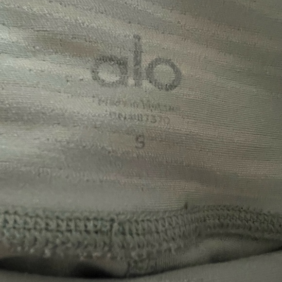 ALO Yoga Green Leggings High-Waisted Seamless C050 - Picture 5 of 5